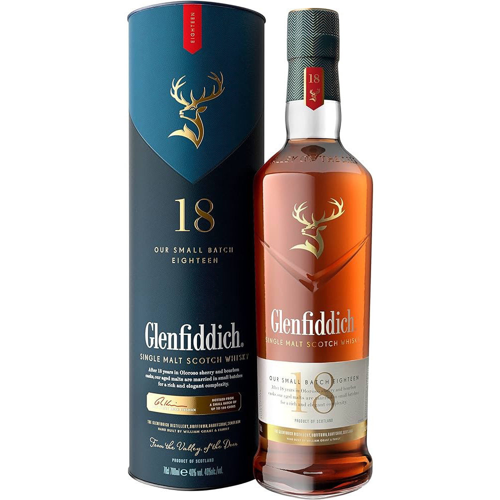 GLENFIDDICH "18 YEARS SMALL BATCH" - Single Malt Scotch Whisky